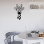 Wallity Gıraffe Metal Decor Negro